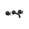 Kohler Wall-Mount Bathroom Sink Faucet Trim 1.2 GPM in Matte Black T35909-3-BL - alternate 1